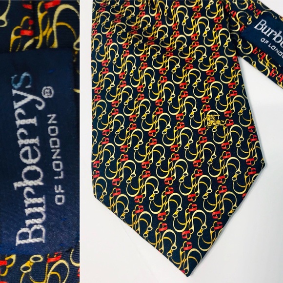 Burberry’s of London vintage men’s neck tie silk